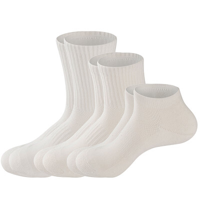 

LifeWheel Men Women Cotton Athletic Breathable Long Mid Calf Short Autumn Winter Warm Terry Socks