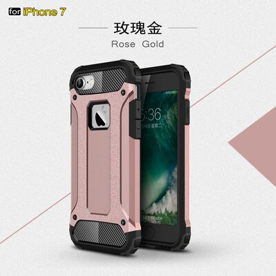 

Fivice iphone 7 case Luxury Silicone Diamond Armor PC Hard Shell Phone Case