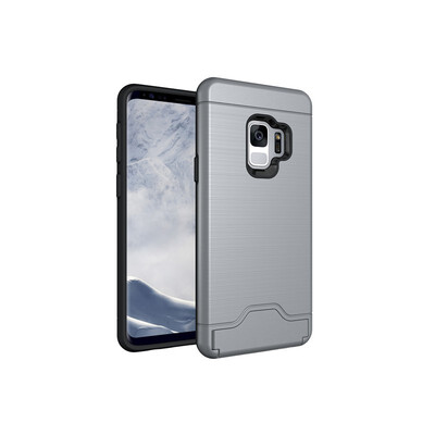 

Fivice Samsung S9 Case TPU all-inclusive anti-drop brushed card with bracket mobile phone case