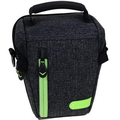 

Genovese jenova 51102 camera bag shoulder camera bag professional digital SLR bag triangle bag gun bag black gray