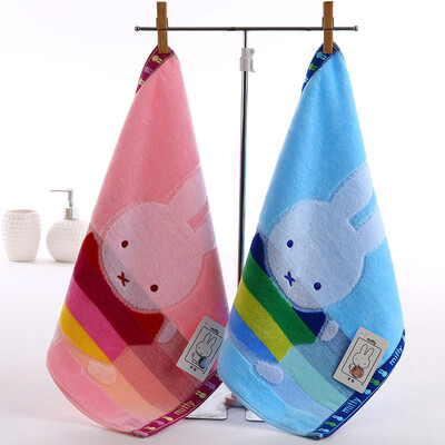 

Gold towel home textile Miffy rabbit MF6046 square blue powder 2 installed