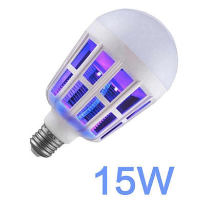 

Mosquito Killer LED Bulb Home Bug Zapper Lamp Insect Repeller Light Pest Cont DE