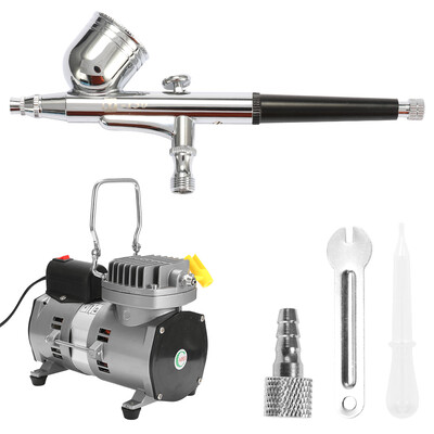 

Portable Spray Pump Pen Air Compressor Set for Art Painting Tattoo Craft Cake Spray Model Beautiful Airbrush Kits