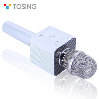

Tosing 04 Wireless Karaoke Microphone Blue tooth Speaker 2-in-1 Handheld Sing Recording Portable KTV Player for iOSAndroid vs Q9