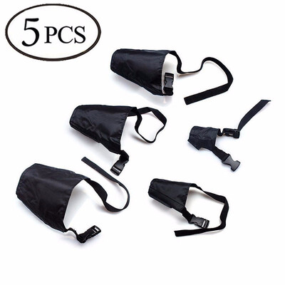 

5PCS Dog Muzzles Suit Adjustable Dog Mouth Cover