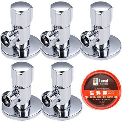 

Larsd LD107 angle valve five filled with copper thick hot&cold water triangle valve eight character valve water valve