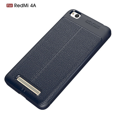 

Fivice Xiaomi Redmi 4A case Luxury leather TPU silicone anti-fall soft shell phone case