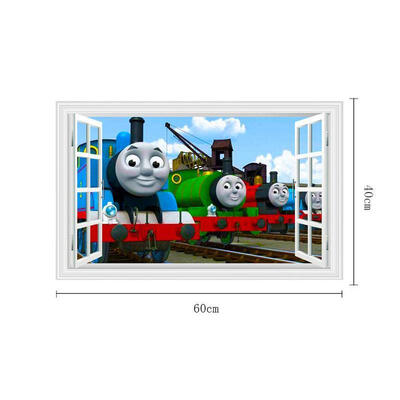 

Window Thomas Friends Train Cartoon Wall Sticker Vinyl Room Decal Home Decor 3D
