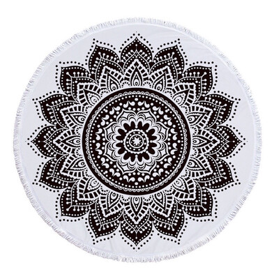 

Yoga Mat Blanket Round Indian Beach Mat Sports Yoga Blanket Household Blanket