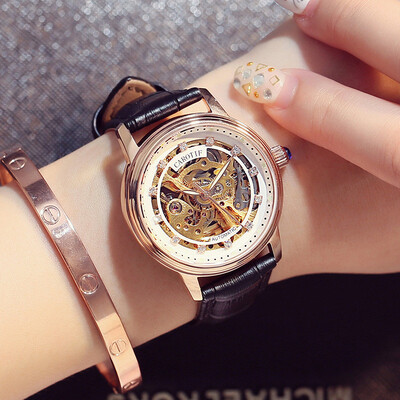 

Fashion Trend Mechanical Watch Waterproof Women Watch Automatic Hollow Watch