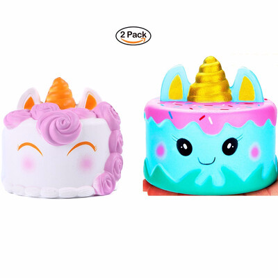 

Outdoor Squishies Slow Rising Jumbo White Unicorn Mousse Cake