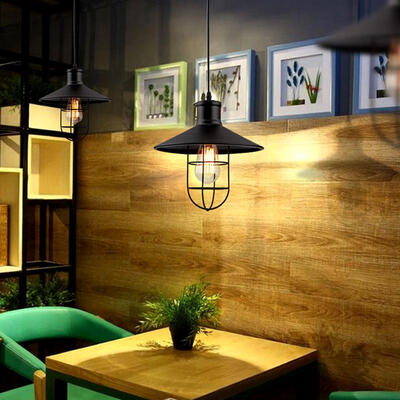 

Industrial Ceiling Light Fixture Retro Pendant Lamps for House Bar Restaurants Coffee Shop Club Decoration