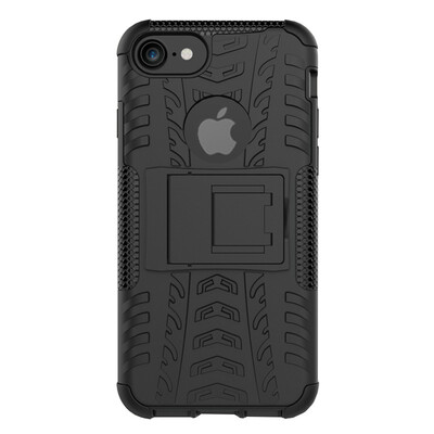 

Fivice iPhone 78 Case TPU anti-fall tire pattern back clip bracket phone case