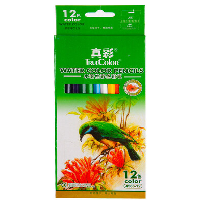 

True color (Truecolor) 4576 true color hexagonal water-soluble color pencil 48 color