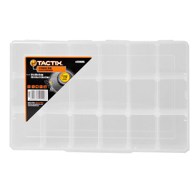 

Extension (Tactix) 320006 18 grid plastic finishing box storage box small storage cabinet