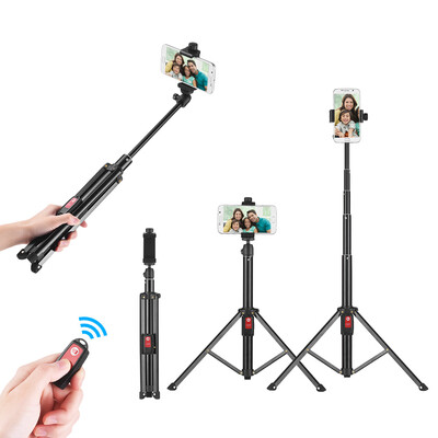 

55inch Flexible Tripod Selfie Stick Support Stand with Remote for iPhone X 8 7 6 plus for Samsung Galaxy Note 8S8 for GoPro Hero