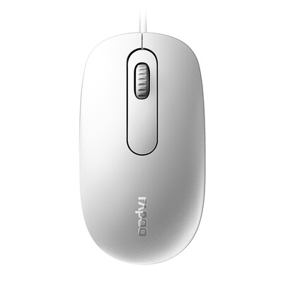

Rapoo N200 wired mouse office mouse USB mouse notebook mouse computer mouse white