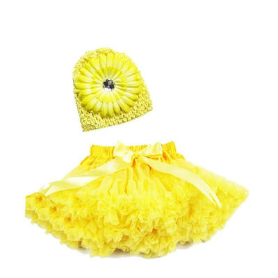 

Буэнос Нинос Девушки Туту Pettiskirt С пион цветок Хат Набор