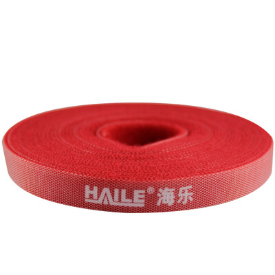 

Haile ZD-1A-5M Free Crop Velcro Back-to-Back Belt Belt Striped with 5m Red 12 5000mm