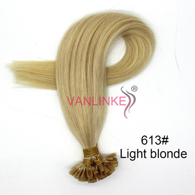 

Womens Fusion Pre Bonded UNAIL Kertain Tip Real Human Hair Extensions Straight Thick 1gs 50S