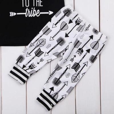

Newborn Infant Baby Boy Girl Outfits Tops Pants Leggings Hat 3Pcs Clothes Set