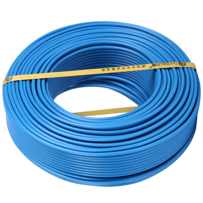 

Feifei FEIDIAO wire&cable BVR4 square national standard household copper wire single-core multi-strand soft 100 meters blue zero line