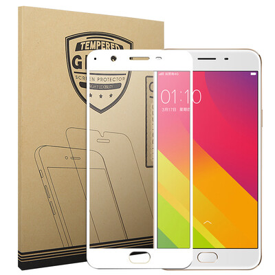 

KOOLIFE OPPOA59 / OPPOA59S полноэкранный полный экран покрытия стальной пленки стеклянной пленки OPPO a59s полный охват защитная пленка телефона - белый