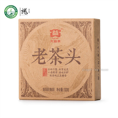 

Lao Cha Tou * Menghai Dayi Pu-erh Brick 2014 100g Ripe