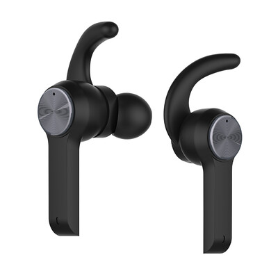 

Lanston T10 Bluetooth headset 50 binaural wireless TWS mini ultra small stealth air split with wheat drive running sports headset pods in-ear headphones black