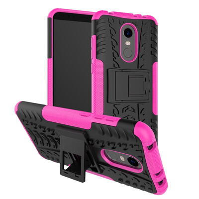 

Fivice Redmi5 PlusRedmi note5 Case TPU anti-fall tire pattern back clip bracket phone case