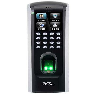 

В контрольной мудрости (ZKTeco) F7 PLUS контроль доступа к отпечаткам пальцев на одной машине