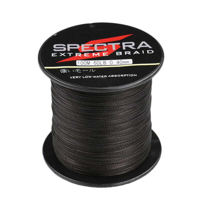

100M-2000M 6LB-300LB Test Black 100pe Dyneema Braided Fishing Line