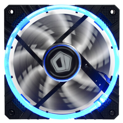 

ID-COOLING CF-12025B dual aperture single fan 12cm temperature control shock blue