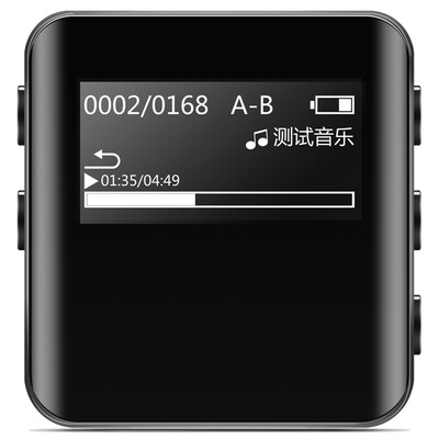 

Landscape SANSUI F11 mp3 player 8G sports running mini student Walkman portable recorder black