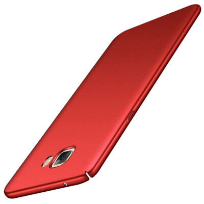 

MOONCASE Samsung Galaxy C7 Pro all-inclusive ultra-thin PC case - red
