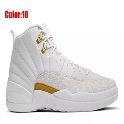 

High Quality 12 12s mens basketball shoes sneakers OVO White Gym Red Dark Grey women Basketball Shoes Taxi Blue Suede Flu Game CNY