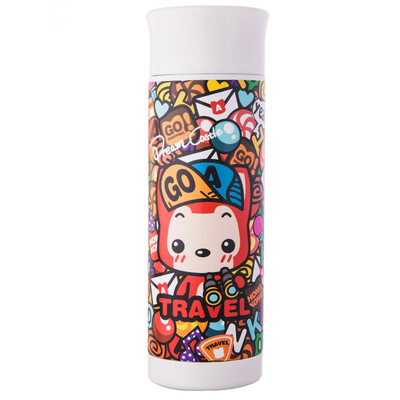 

Jingdong Supermarket Jiate Gint A raccoon stainless steel cup cup 360ml GT-6191-034 white