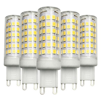 

5PCS Ywxlight Dimmable G9 9W 76LED 2835SMD Led Ceramics Lamp AC 200 - 240V