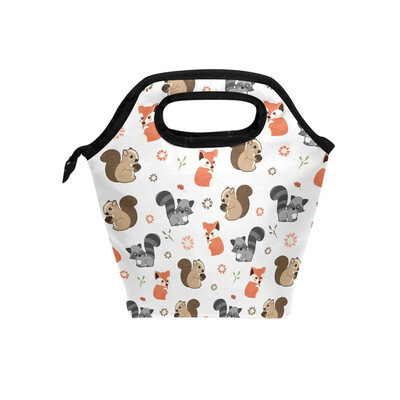 

Lunch Bag Tote Bag Squirrel Travel Picnic Organizer Lunch Holder Handbags Lunch Bag Box for Office