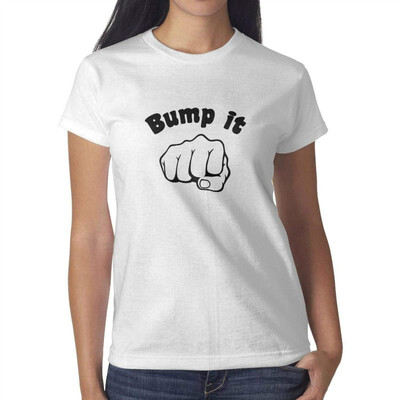 

SNB WY Bump Fist Printing Short Sleeve t Shirts Womens Personalized Photo