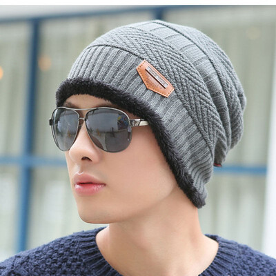 

New Unisex Women Mens Knitted Knit Winter Warm Ski Crochet Slouch Hat Cap Beanie