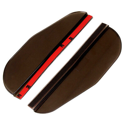 

Fun car rearview mirror rain eyebrow general type rain visor 2 piece black 3M double-sided adhesive paste type mirror mirror flashing board