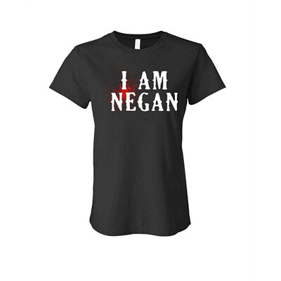 

I AM Negan - Dead Zombie Day Night Monster - Ladies Cotton T-Shirt