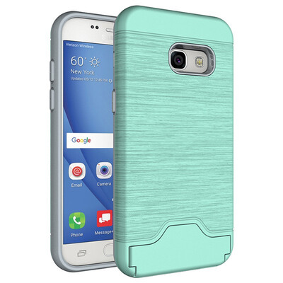 

Fivice Samsung A3 2017A320 Case TPU all-inclusive anti-drop brushed card with bracket mobile phone case