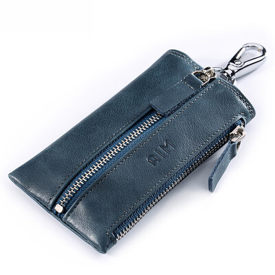 

AIM Мужская Key Bag Fashion Retro Pioneer Cream Многофункциональный мужской и женский брелок для ключей 16KB0011 Blue
