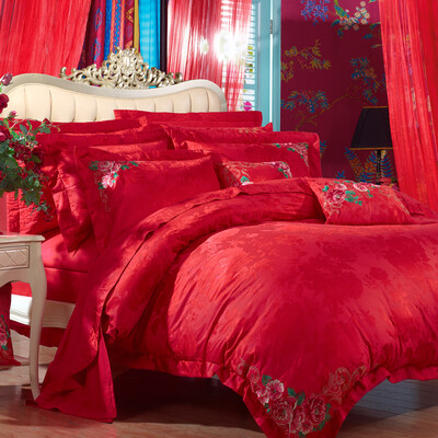 

FUANNA wedding cotton bed set/bed kit (duvetcover/bed sheet/pillowcase