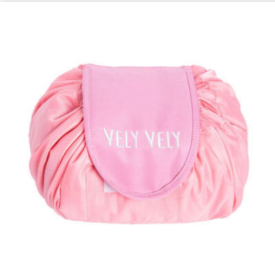 

US Drawstring Toiletry Bag Lazy Makeup Bag Quick Pack Waterproof Travel Bags New