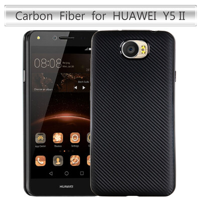 

Goowiiz Phone Case For Huawei Y3 IIY5 IIY6 II Compact Luxury Ultra-thin Carbon Fiber Soft Silicone Complete protection