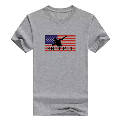 

American Pride Shot Put Thrower Mens T-Shirt