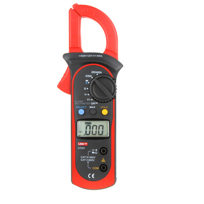 

UNI-T UT201 Auto Range Data Hold 400-600A DCAC Voltage AC Current Resistance Digital Clamp Meters